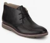 Clarks Gambeson Top Black Boots Men