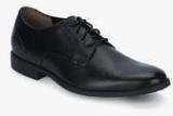 Clarks Garian Plain Black Derby Formal Shoes Men