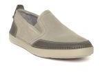 Clarks Grey Suede Slip On Sneakers Men