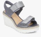 Clarks Grey Wedges Women