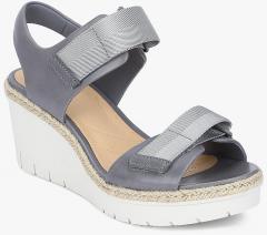 Clarks Grey Wedges women