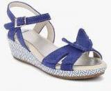 Clarks Harpy Fly Navy Blue Sandals girls