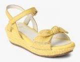 Clarks Harpy Rita Yellow Bow Sandals girls