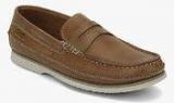 Clarks Kendrick Ride Brown Moccasins Men