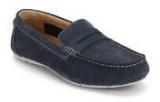 Clarks Marcos Drive Navy Blue Moccasins Men