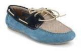 Clarks Marcos Sail Blue Boat Shoes Men