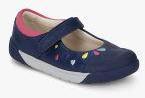 Clarks Navy Blue Belly Shoes girls