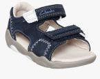 Clarks Navy Blue Floaters Boys