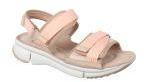 Clarks Pink Solid Leather Sports Sandals Women