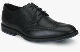 Clarks Prangley Limit Black Derby Brogue Formal Shoes men