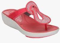 Clarks Red Slippers women