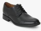 Clarks Truxton Plain Black Derby Formal Shoes Men