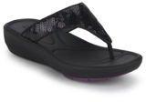 Clarks Wave Dazzle Black Sandals Women