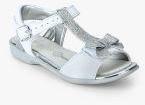 Clarks White Sandals Girls