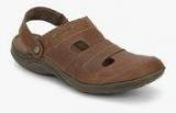 Clarks Woodlake Creek Brown Sandals Men