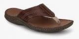 Clarks Woodlake Post Brown Slippers Men