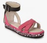 Clarks Zeps Dew Pink Ankle Strap Sandals Girls