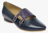 Claude Lorrain Navy Blue Moccasins Women