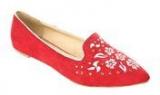 Cobblerz Red Belly Shoes Women