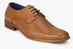 Cobblerz Tan Derby Formal Shoes Men