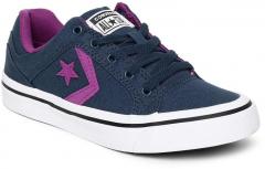 Converse Blue Canvas Regular Sneakers women