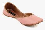 Coral Haze Peach Synthetic Ballerinas Women