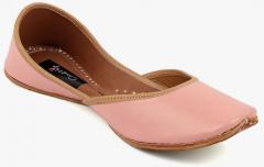 Coral Haze Peach Synthetic Ballerinas women