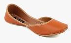 Coral Haze Tan Synthetic Ballerinas Women