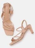 Corsica Pink Solid Sandals Women