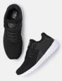 Crew Street Black Regular Running Shoes Women