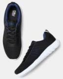 Crew Street Black Textile MJ 15452C BLACK Regular Running Shoes Men