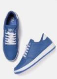 Crew Street Blue Perforated Sneakers Men