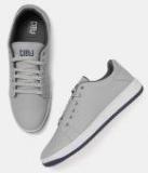 Crew Street Grey Textured Sneakers Men