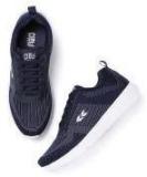 Crew Street Navy Blue Textile Regular Running Shoes Men