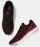 Crew Street Red Textile Running Shoes Men