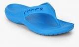 Crocs Baya Blue Flip Flops Men