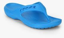 Crocs Baya Blue Flip Flops women