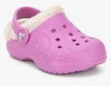 Crocs Baya Heathered Lined Purple Clogs boys