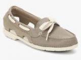 Crocs Beach Line Hybrid Khaki Moccasins Women