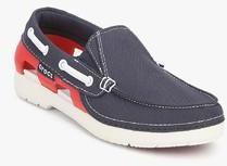 Crocs Beach Line Hybrid Navy Blue Loafers boys