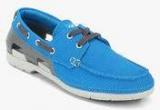 Crocs Beach Line Lace Up Blue Boat Shoes men