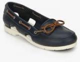 Crocs Beach Line Navy Blue Moccasins Women