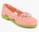 Crocs Beach Line Pink Moccasins Women