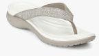 Crocs Beige Flip Flops Women