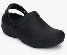 Crocs Black Solid Clogs Women