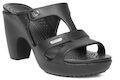 Crocs Black Solid Sandals Women