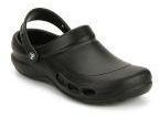 Crocs Black Solid Sliders Women