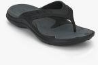 Crocs Black Solid Thong Flip Flops Men