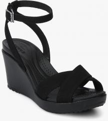 Crocs Black Wedges women