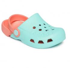 Crocs Blue & Peach Coloured Colourblocked Clogs boys